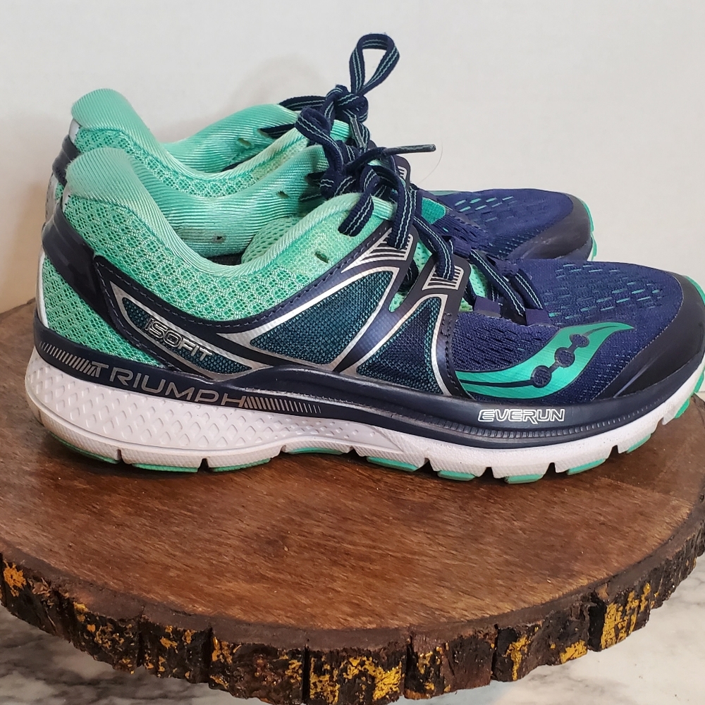 Saucony Womens Triumph ISO 3 S10346-5 Aqua Blue
